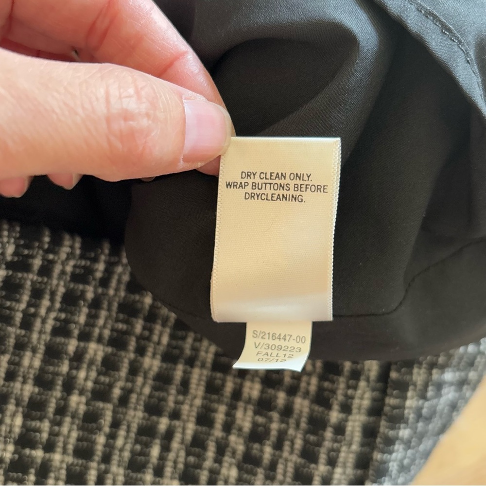 Banana Republic Docking Tweed Skirt Dress with Black Chiffon Secretary Blouse, - Picture 11 of 11